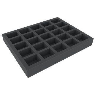 Feldherr 40 mm Full-Size Schaumstoffeinlage mit 25 Fächern