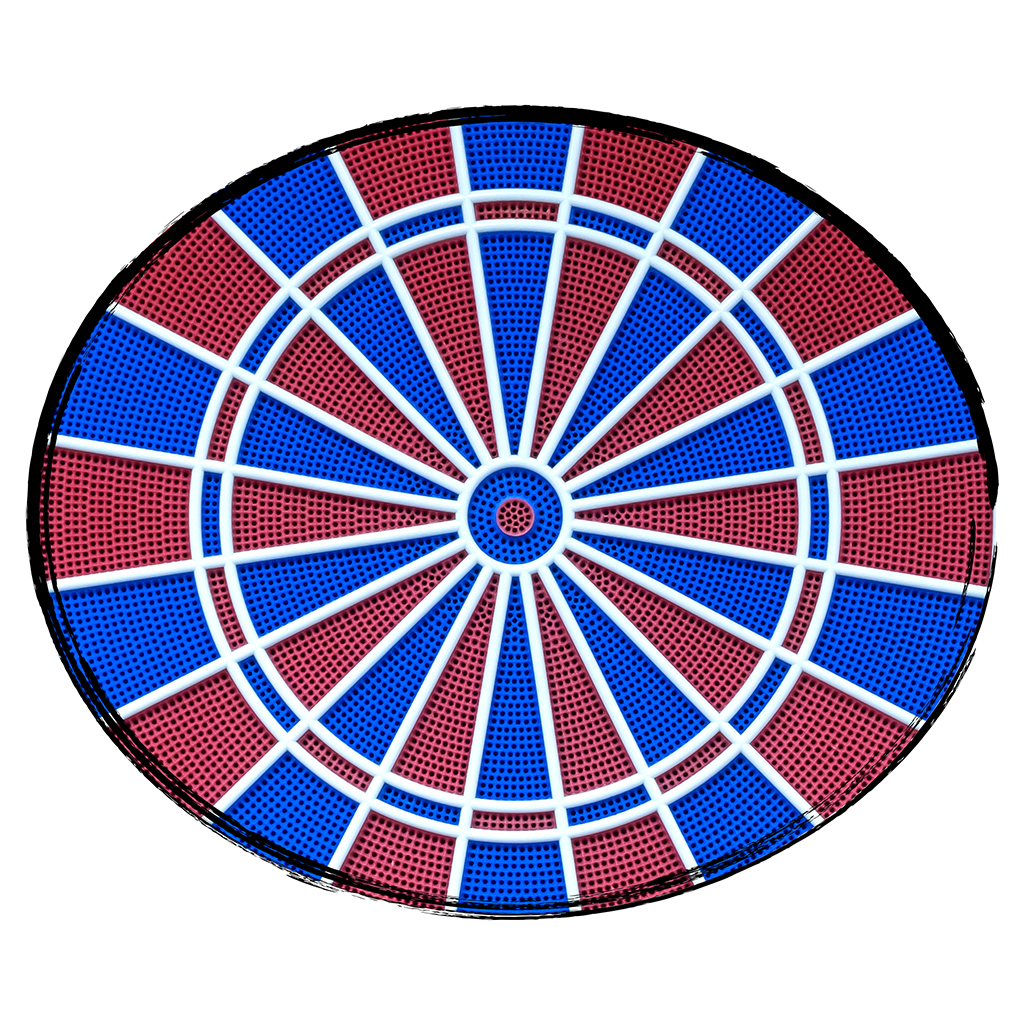 Carromco SMARTNESS ELEKTRONIK DARTBOARD TURBO CHARGER 4.0, 2-LOCH ABSTAND
