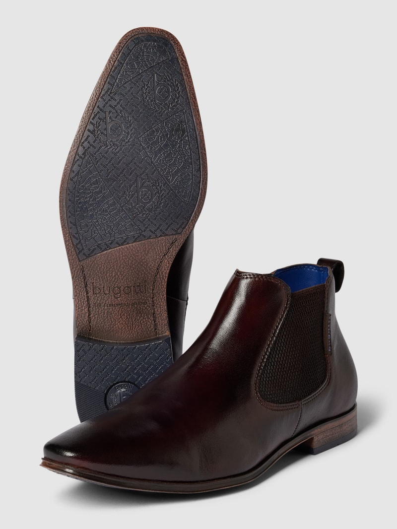 Chelsea Boots aus Leder Modell 'Zeli' in beige