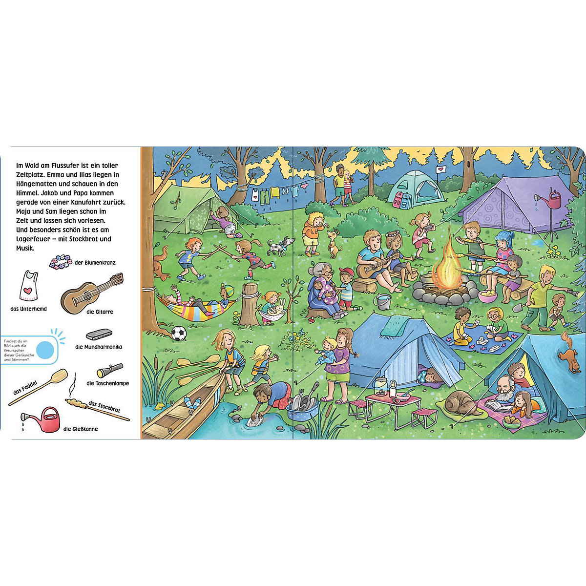 Hör mal (Soundbuch): Wimmelbuch: Wald und Wiese