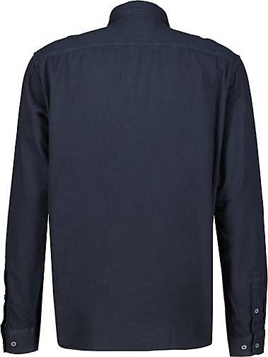 Marc O'Polo Herren Hemd Regular Fit Langarm
