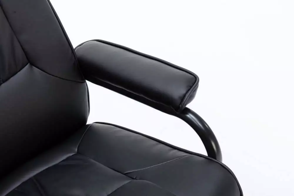 Happy Home Happy Home Massagesessel Relaxsessel mit Heizfunktion & Fußhocker schwarz