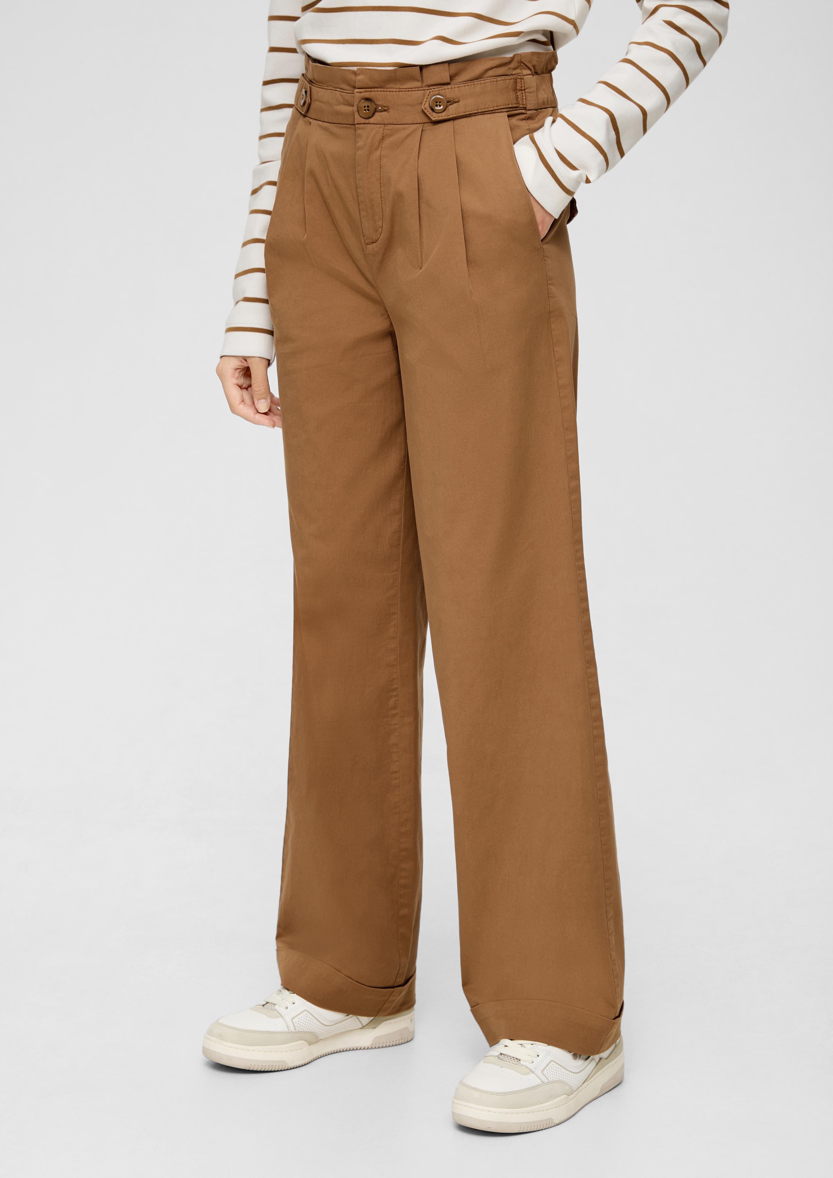 Regular: Twill-Hose mit Bundfalten  2135767-8469
