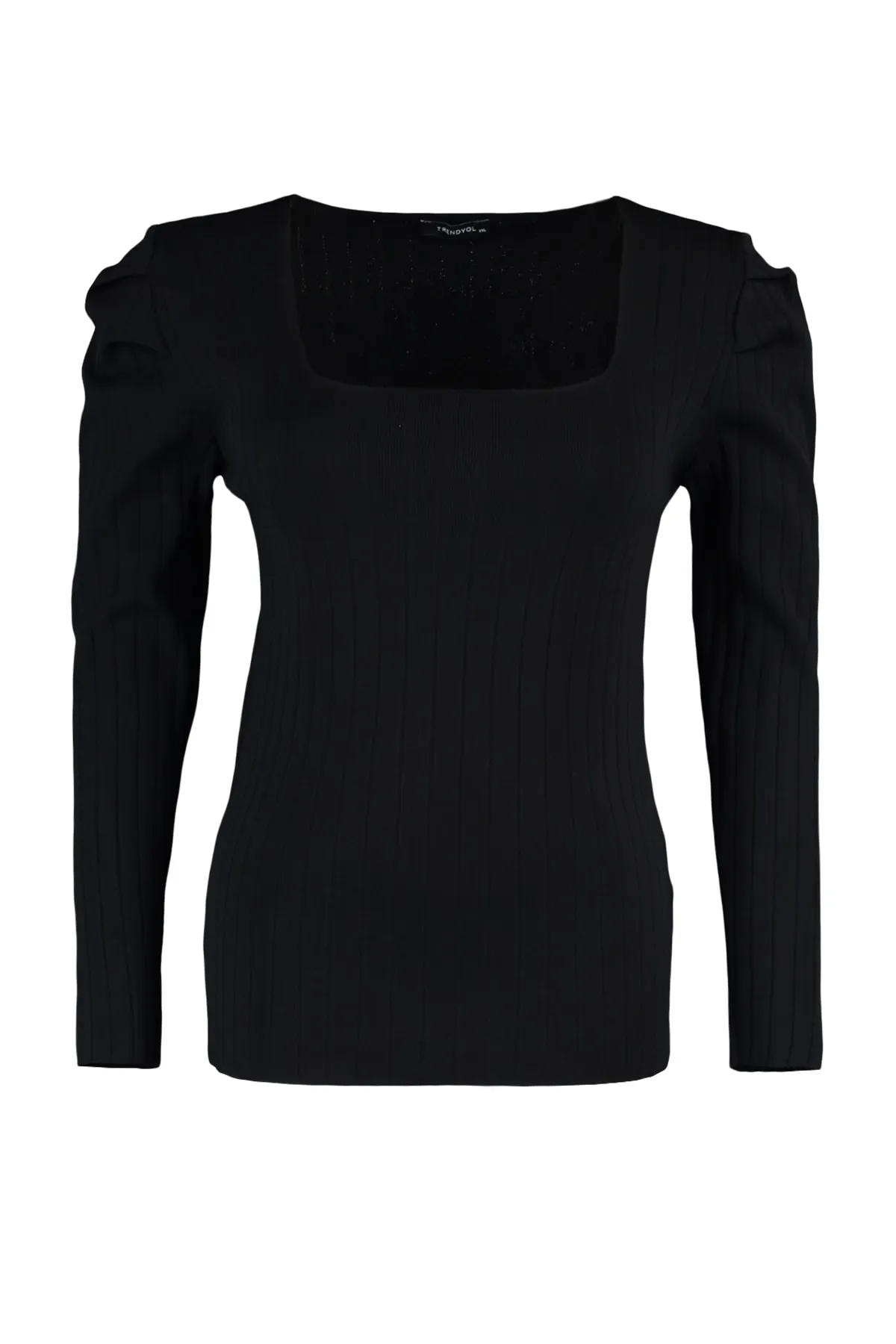 Trendyol Curve  Schwarze Strickbluse