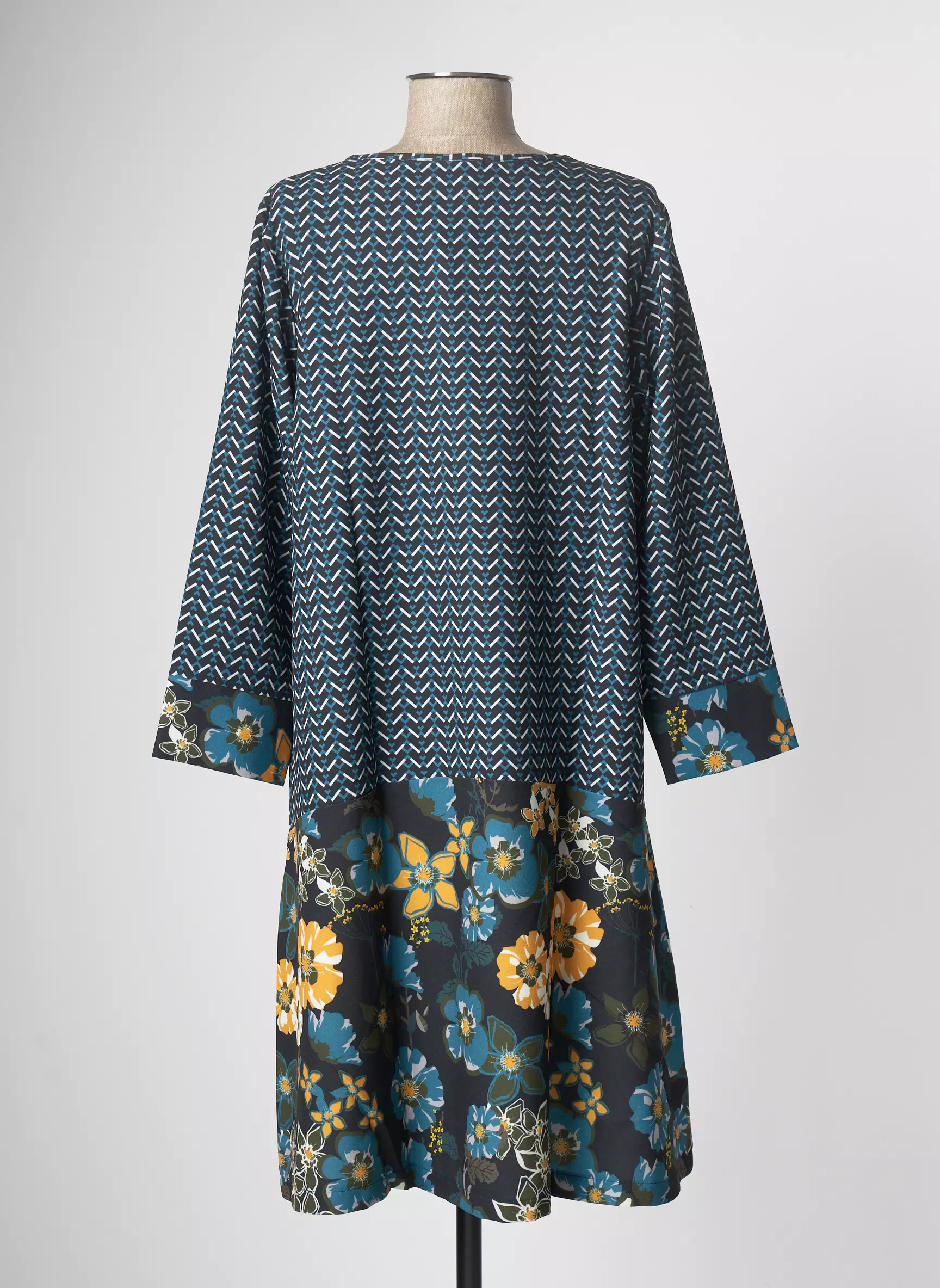 G Oze Robes Mi Longues Femme couleur bleu