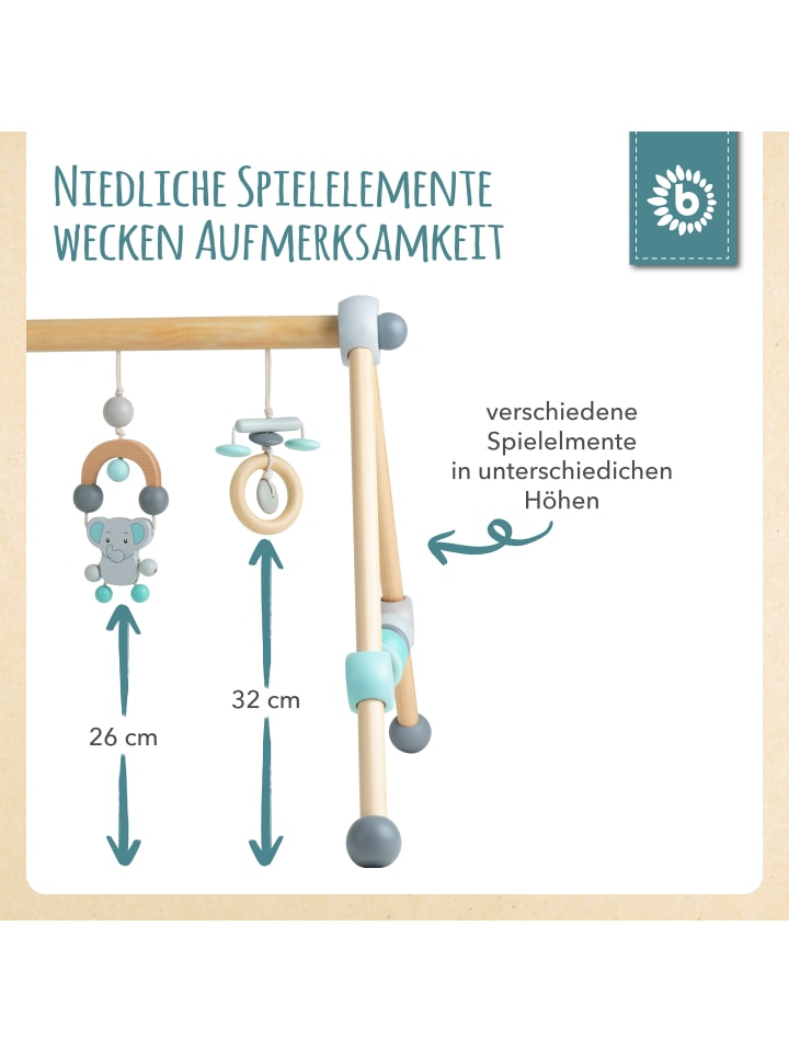 Bieco Spielwaren Spielbogen aus Holz - ab Geburt in Blau günstig kaufen onesize