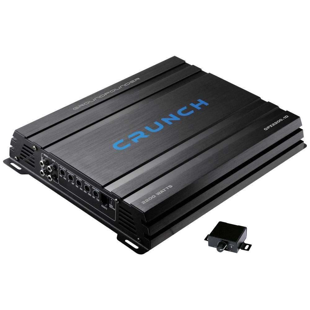 Crunch GPX Monoblock GPX2200.1D Auto-Subwoofer (Lautstärke-/Bass-/Höhen-Regelung)