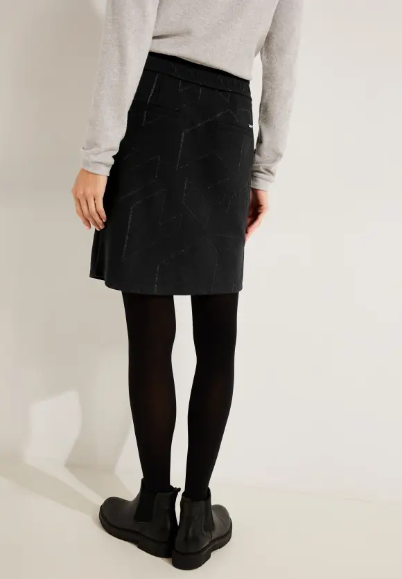 CECIL Jersey Rock mit Muster