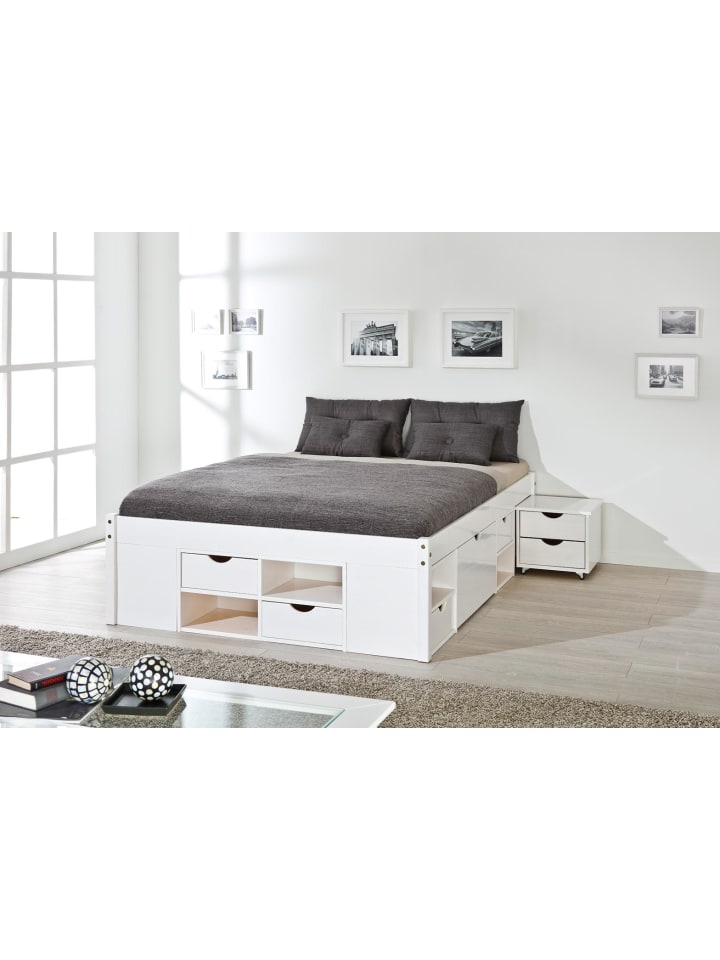 ebuy24 Doppelbett Till Weiß 186 x 209 cm günstig kaufen onesize