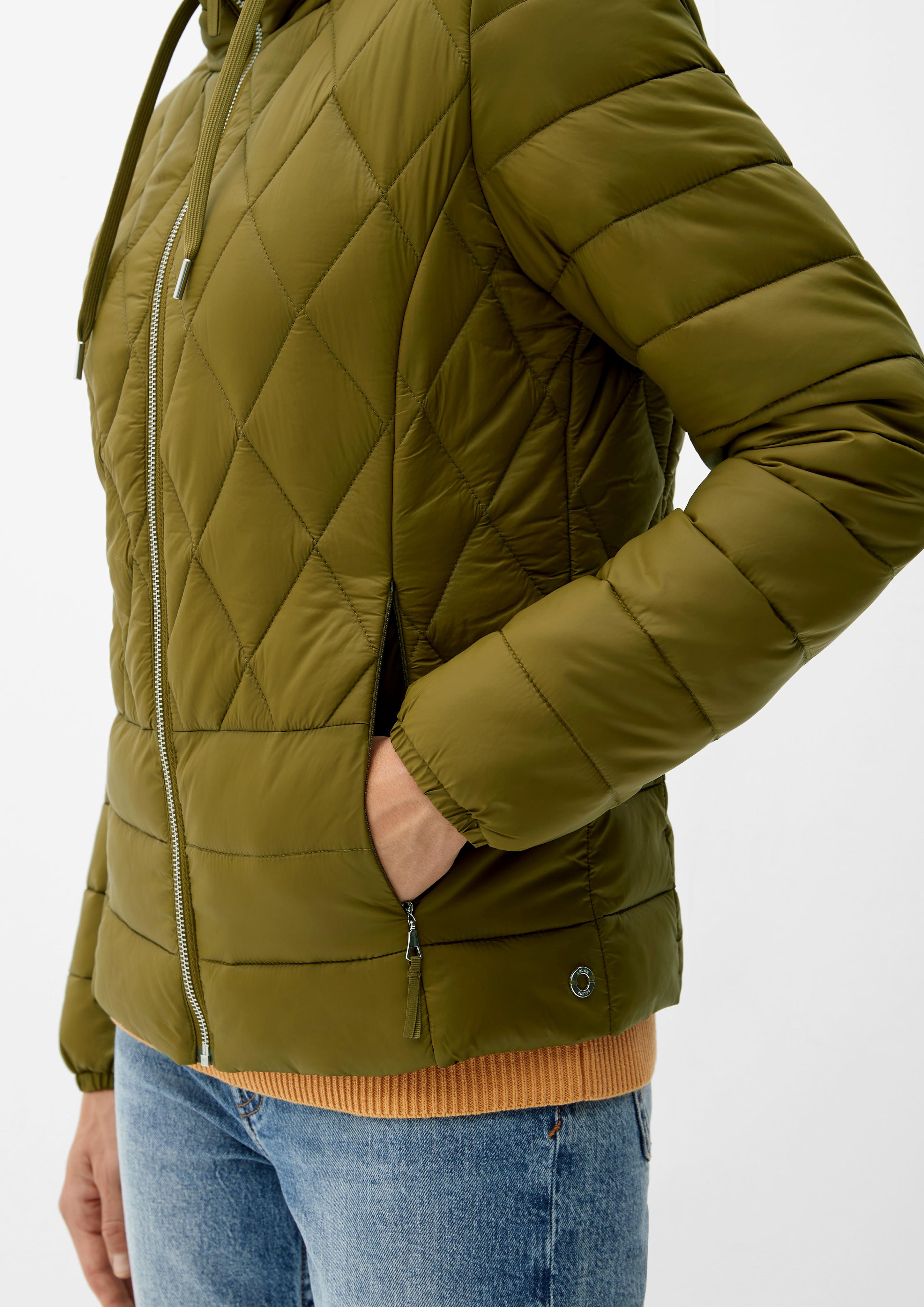 Leichte Kapuzen-Steppjacke  2120490-7734