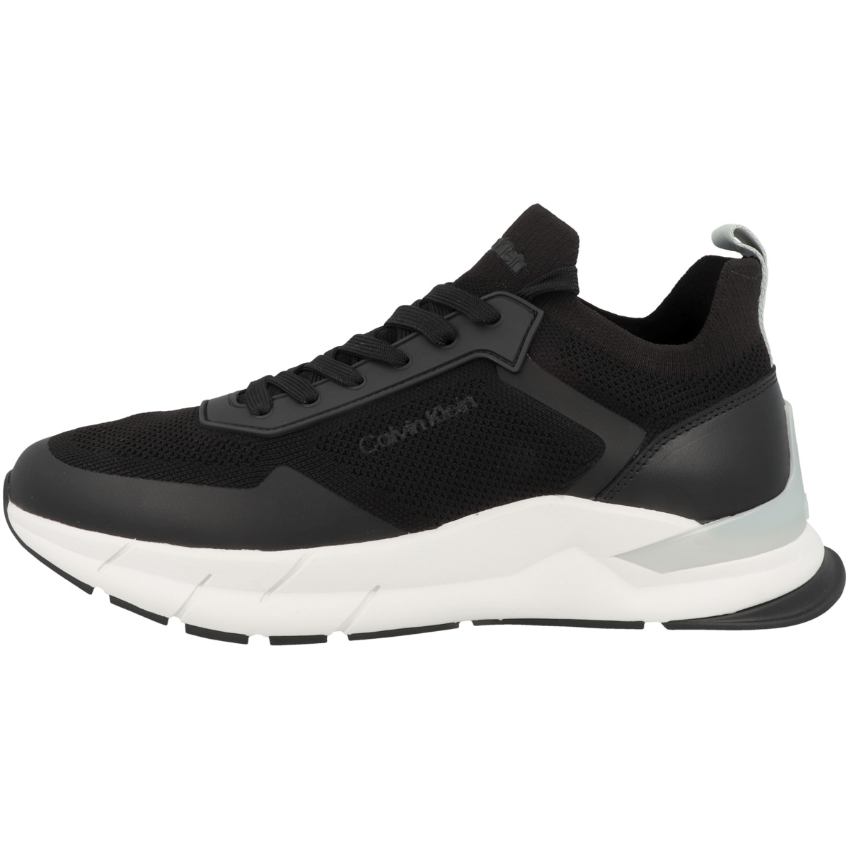 Calvin Klein Low Top Lace Up Mix Sneaker Low schwarz