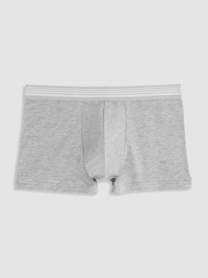 COTONELLA 2er-Set: Boxershorts in Grau/ Dunkelblau günstig kaufen