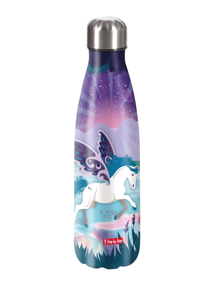 Step by Step Step by Step Isolierte Edelstahl-Trinkflasche 