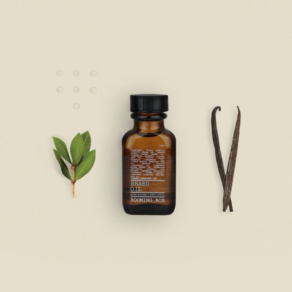 Booming Bob Beard Oil Woody Vanilla Bartöl