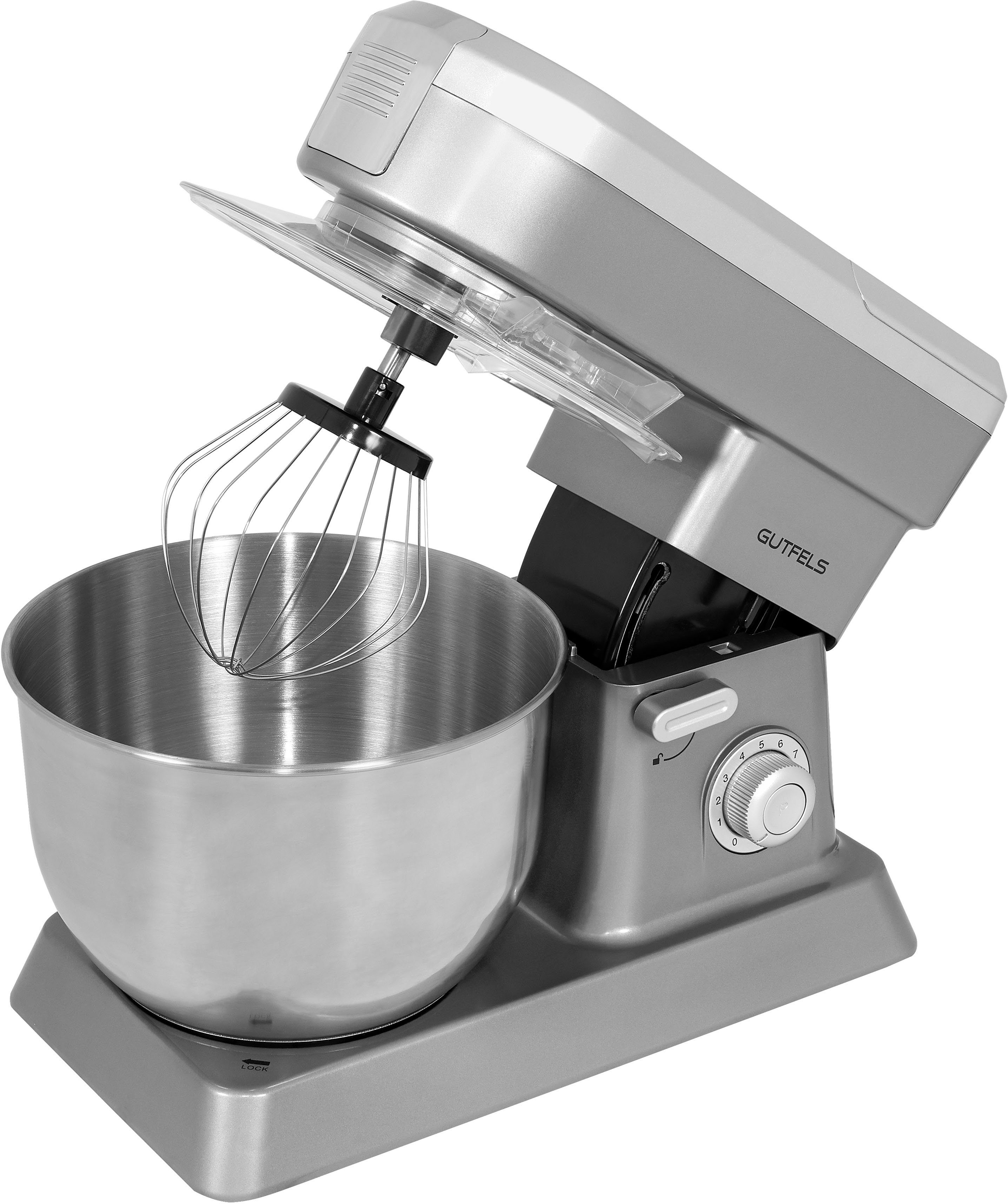 Gutfels Küchenmaschine KM 8101 si, 1200 W, 6,2 l Schüssel