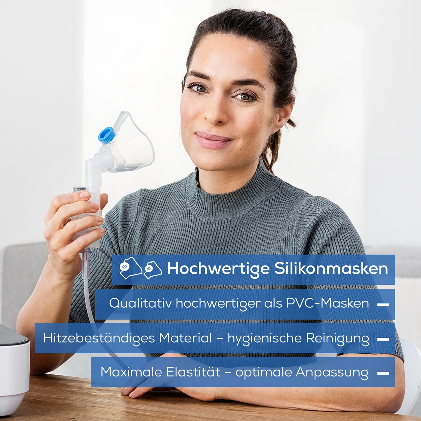 Beurer Inhalator IH 28 Pro-Inhalator mit Kompressor-Drucklufttechnologie sowie umfangreichem Vernebler-Set