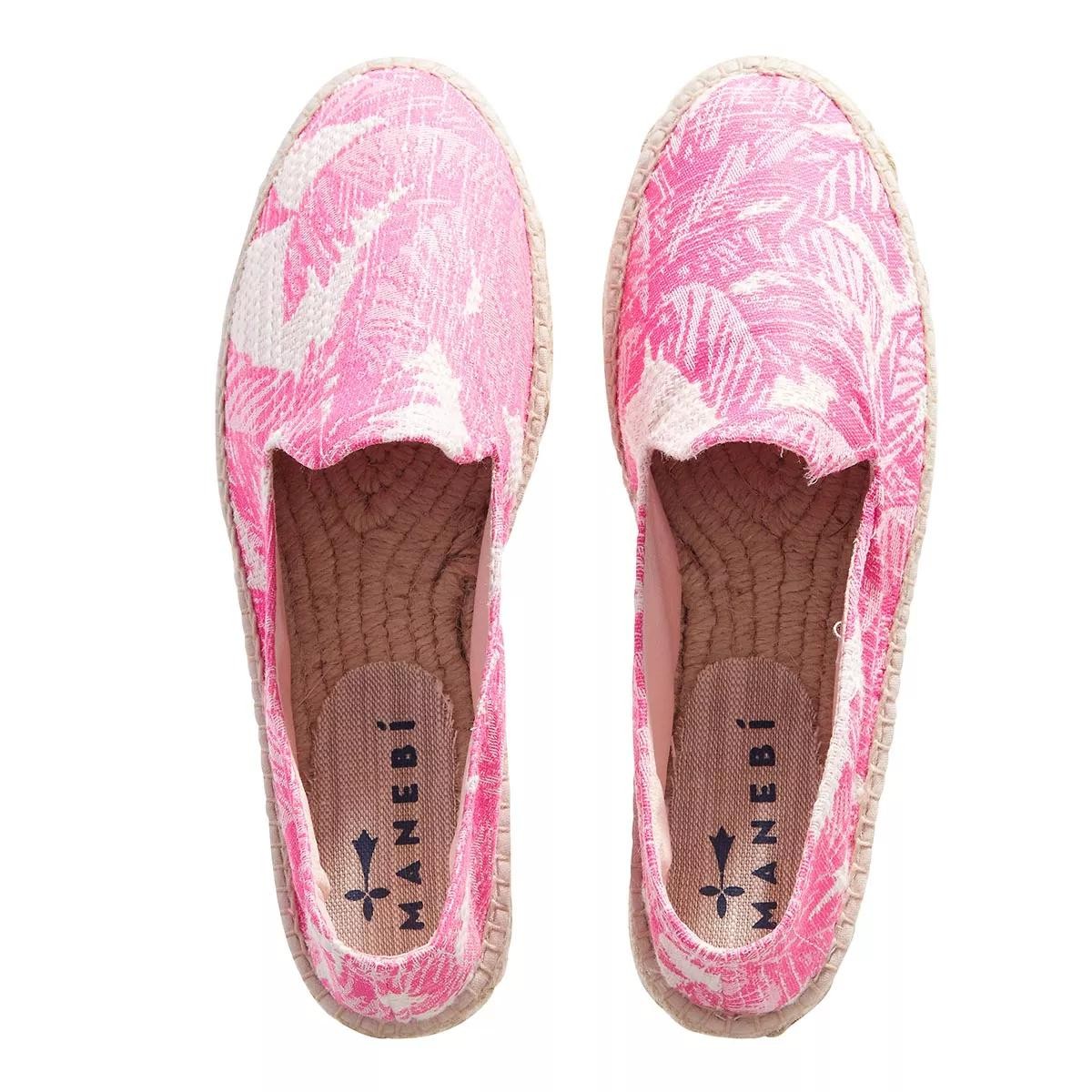 MANEBI Komfort Slipper lila/pink Espadrille