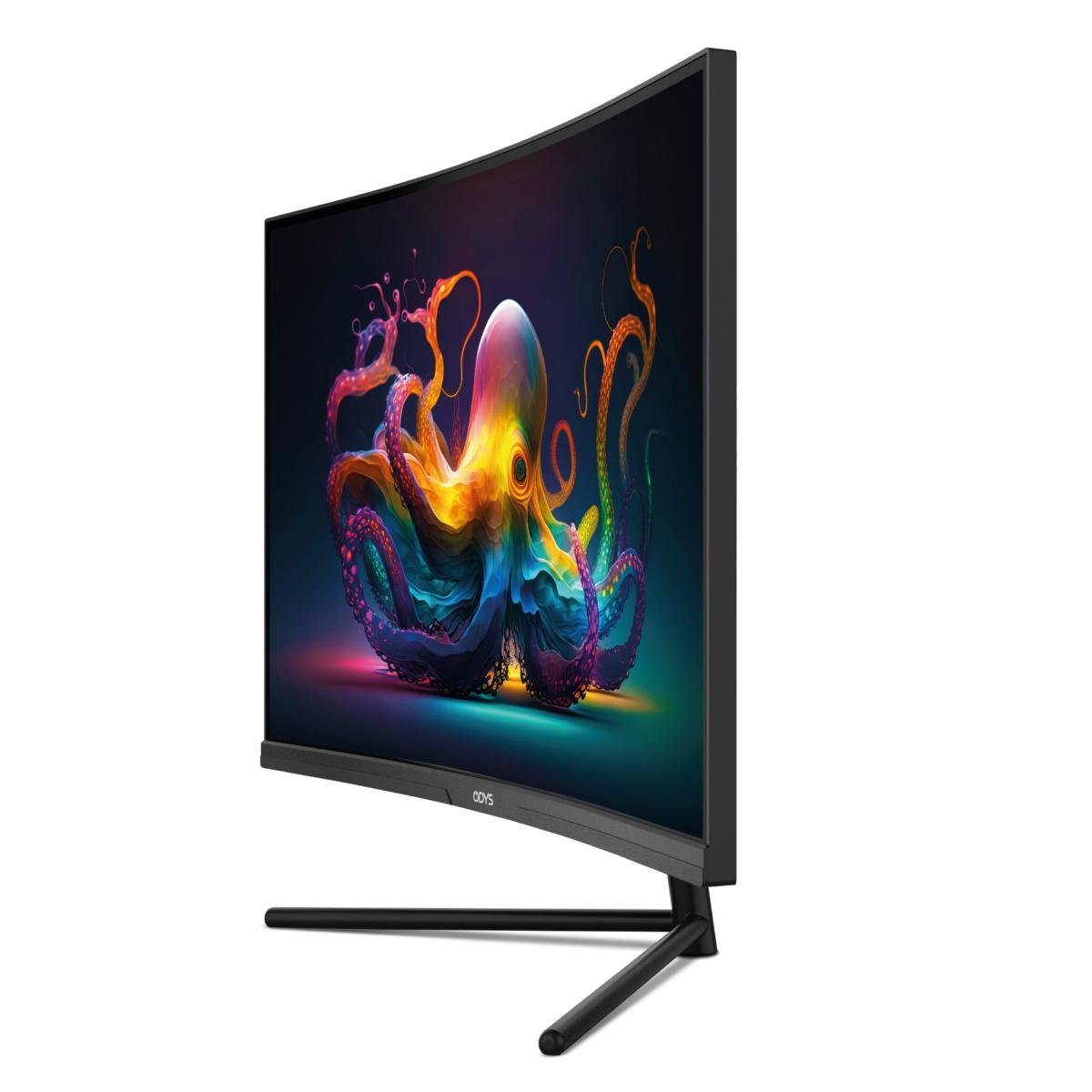 Odys Q27 Pro Curved Monitor WQHD LED-Monitor (69 cm/27 