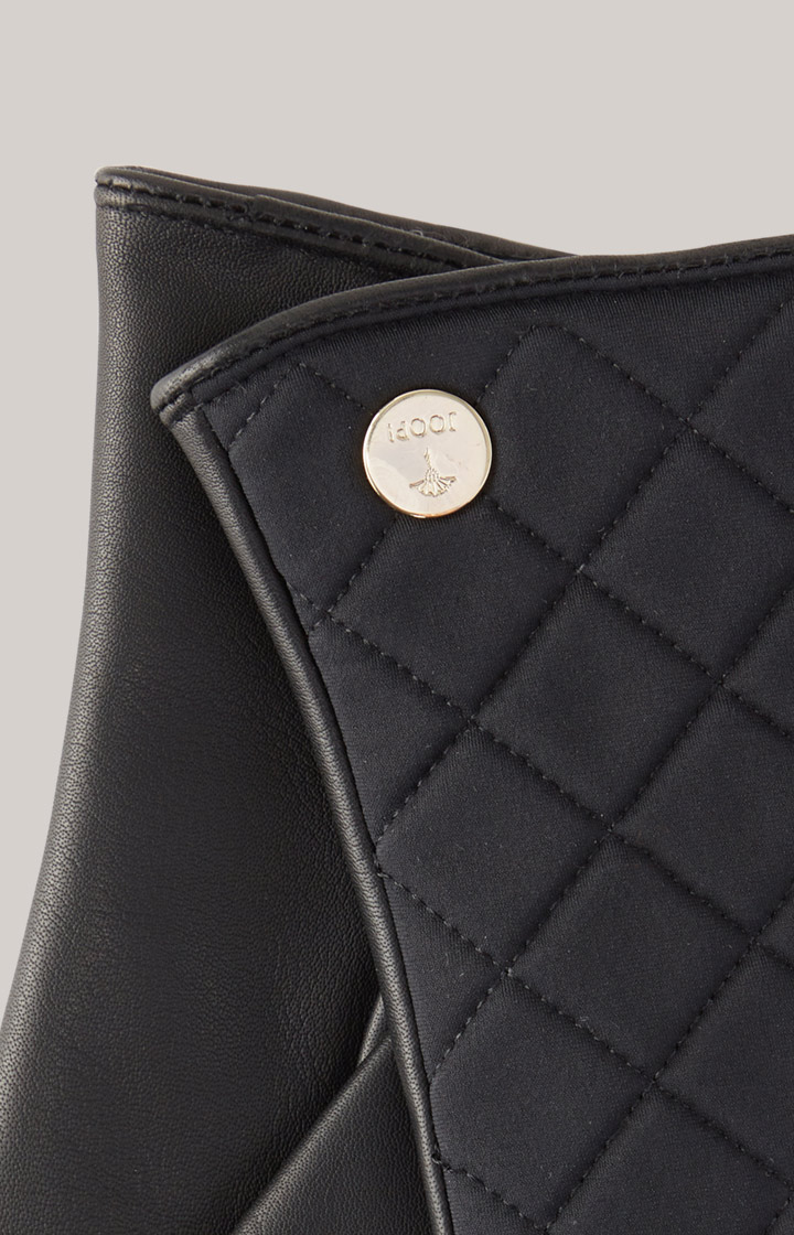 Lederhandschuhe in Schwarz