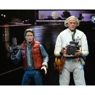 Zurück in die Zukunft Actionfigur Ultimate Doc Brown (1985) 18 cm