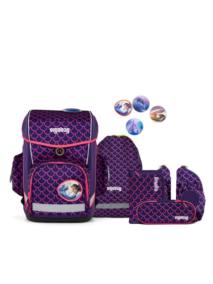 Ergobag ergobag cubo light Schulranzen-Set PerlentauchBär günstig kaufen onesize