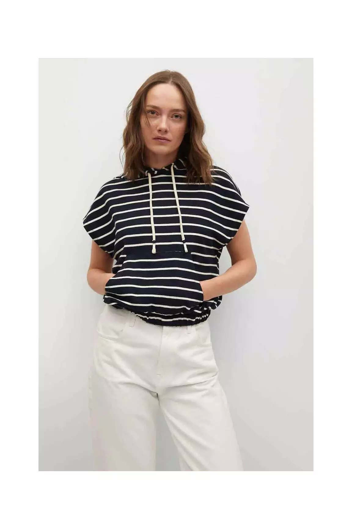 Mango Sweats Femme couleur bleu
