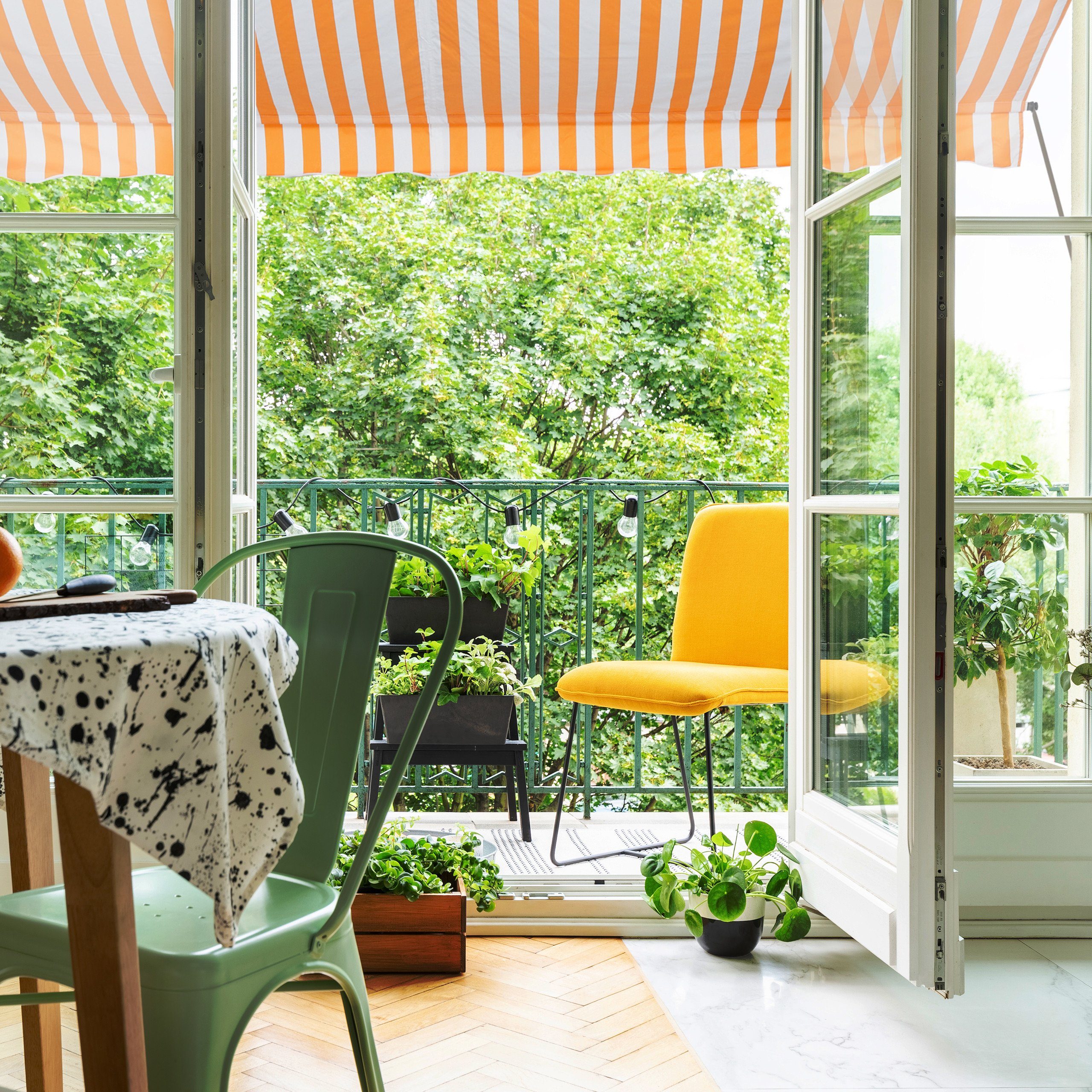 relaxdays Klemmmarkise Klemmmarkise für Balkon 150 x 120 cm