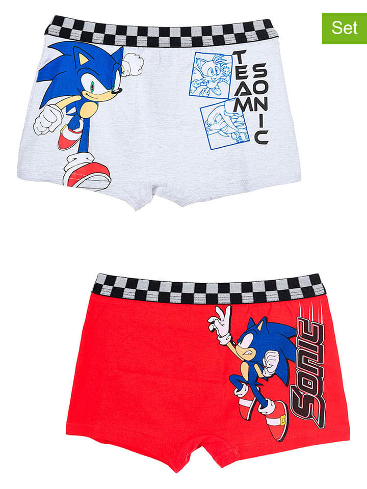 Sonic 2er-Set: Boxershorts 