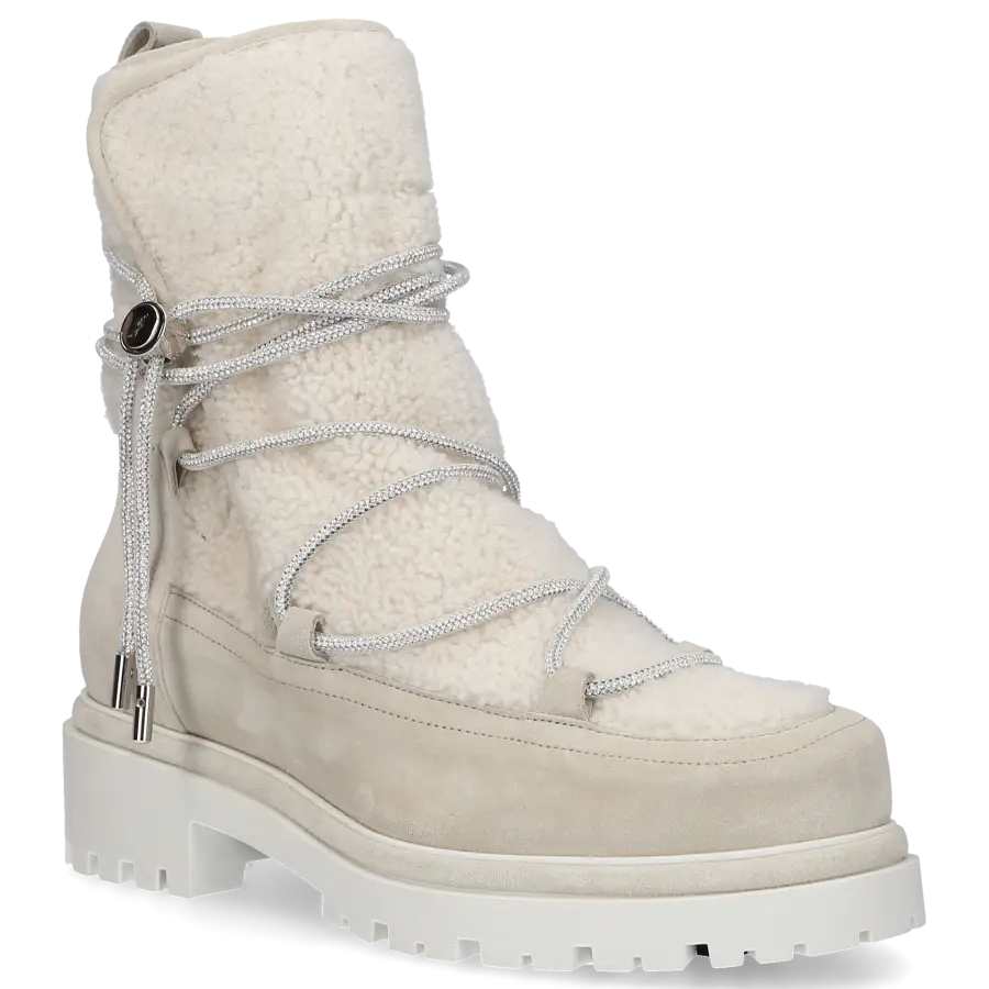 Rene Caovilla - Stiefeletten ASPEN 25 Veloursleder - beige
