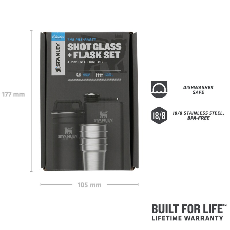 Stanley Adventure Pre-Party Shot & Flask Set