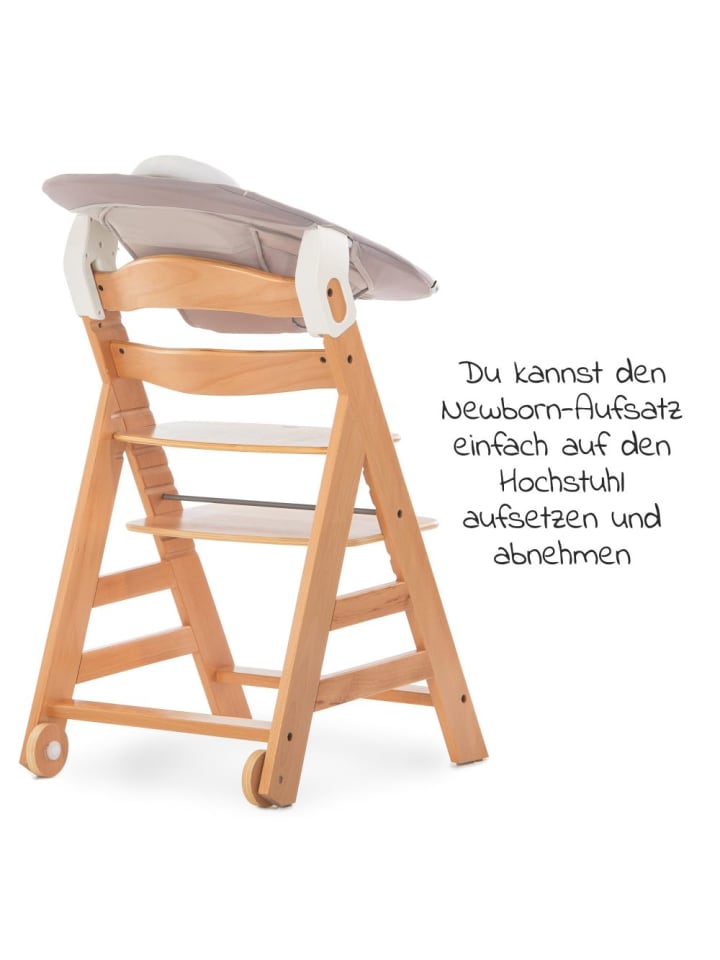 Hauck Alpha Move Natur Newborn Set - 5-tlg. Hochstuhl in beige,grau günstig kaufen onesize