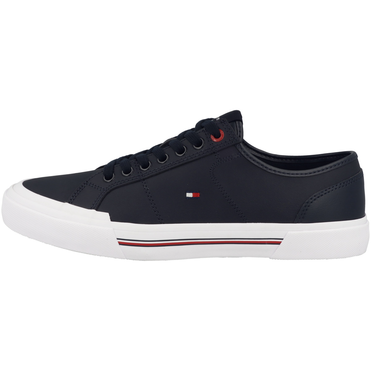 Tommy Hilfiger Core Corporate Vulc Leather Sneaker Low dunkelblau