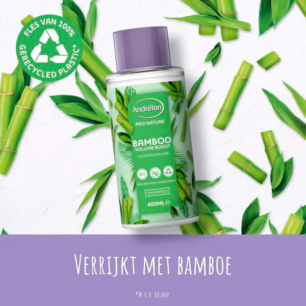 Andrélon Pro Nature Bamboo Volume Boost Shampoo 400 ml