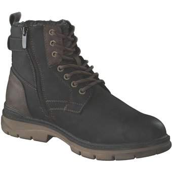 Softrelax Schnür Boots in schwarz