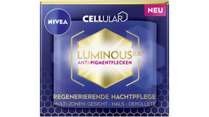 NIVEA Cellular Luminous 630 Anti Pigmentflecken Regenerierende Nachtpflege 50 ml