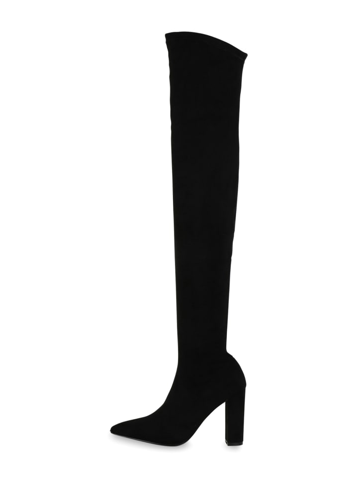 VAN HILL Overknees Allison in Schwarz günstig kaufen