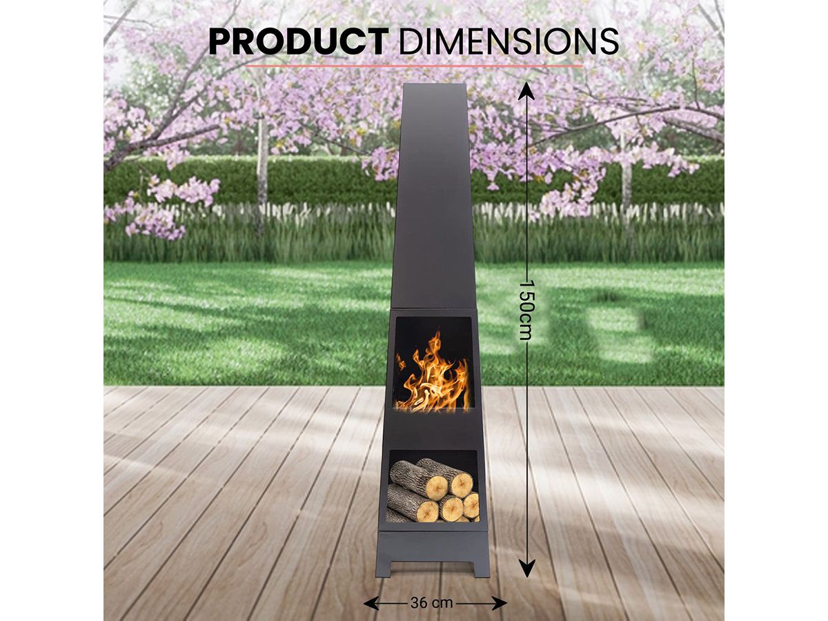 HEAT Outdoor Living Oslo Terrassenkamin