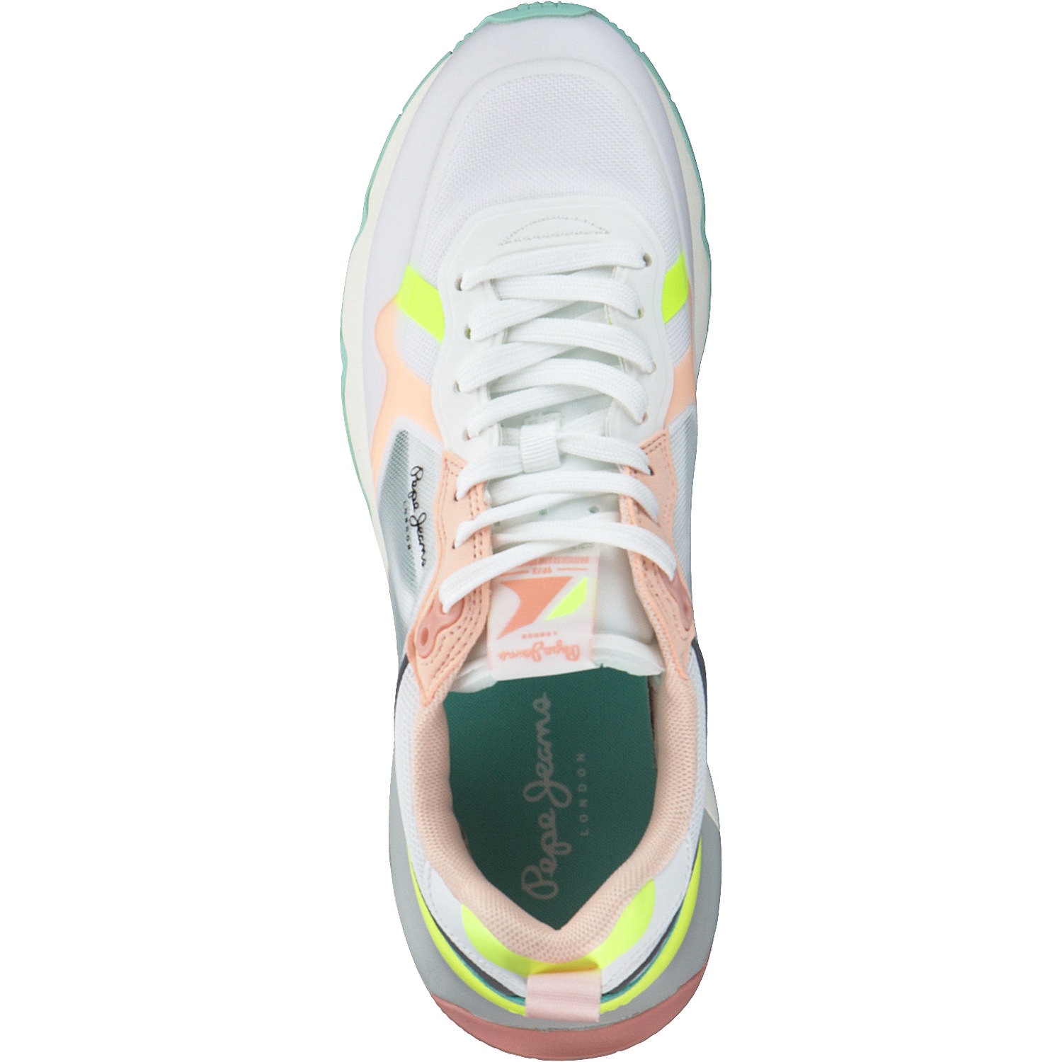 Pepe Jeans PLS31457, Schnürschuhe, Damen, WHITE
