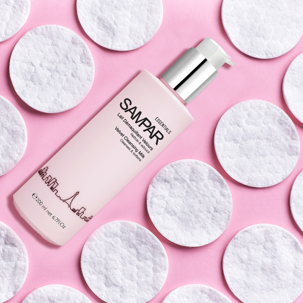Sampar Lait Démaquillant Velours Nettoyant visage