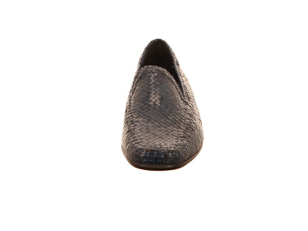 SIOUX Klassische Slipper blau Cordera