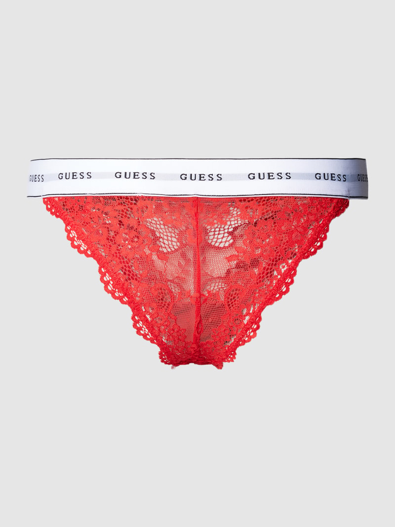 String mit Spitze Modell 'BELLE BRAZILIAN' in rot