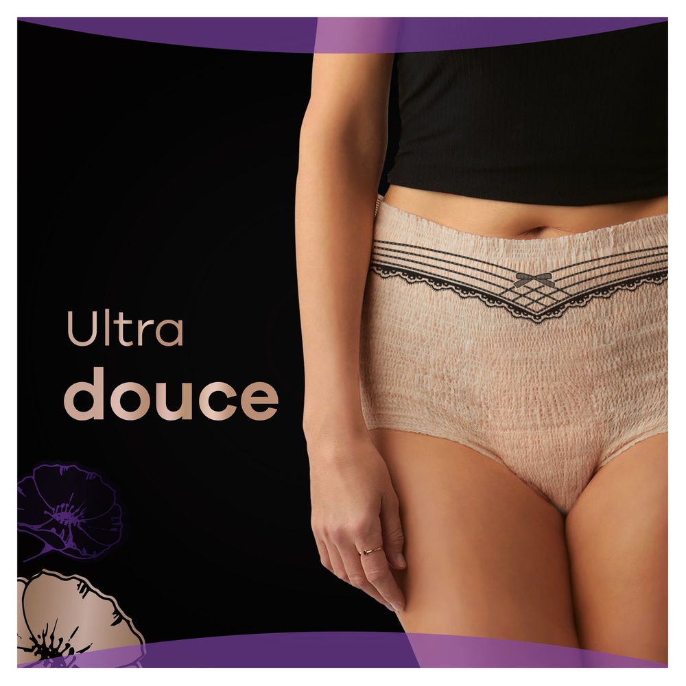 always Always Discreet Culottes Pour Fuites Urinaires Couleur Pêche x9 Culottes Pour Fuites Urinaires