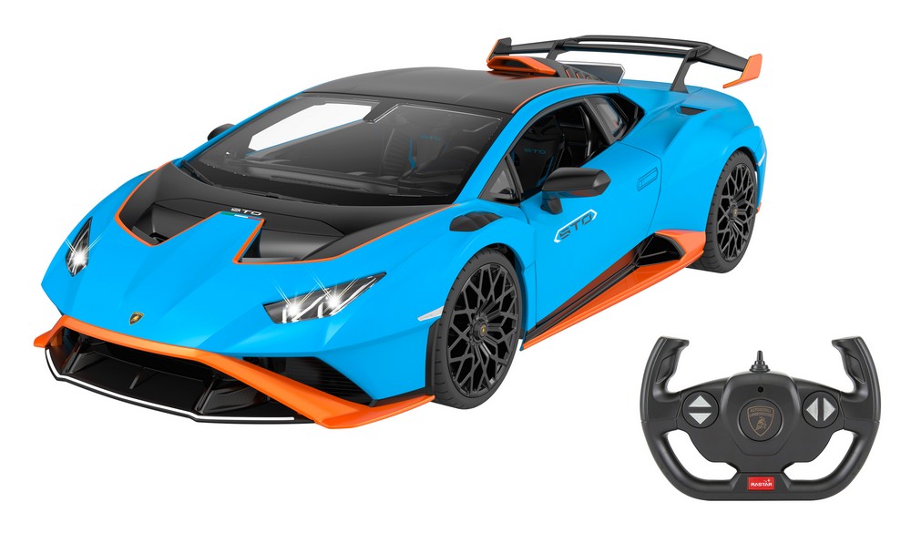 Jamara e.K. JAMARA-402100-Lamborghini Huracán STO 1:14 blau 2,4GHz