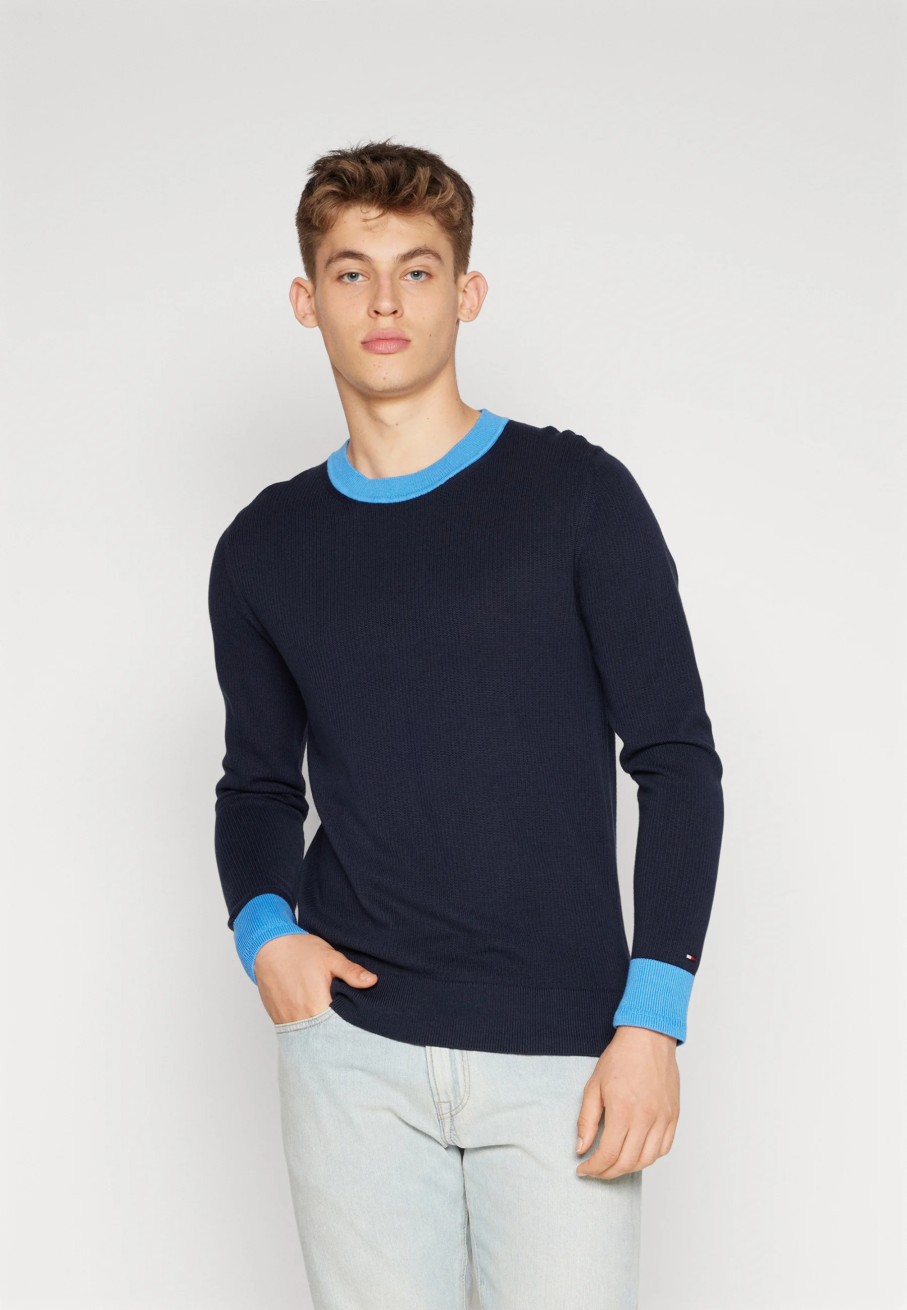 Tommy Hilfiger CHAIN RIDGE C NECK - Suéter