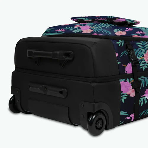 Valladolid blue 2-wheel soft suitcase