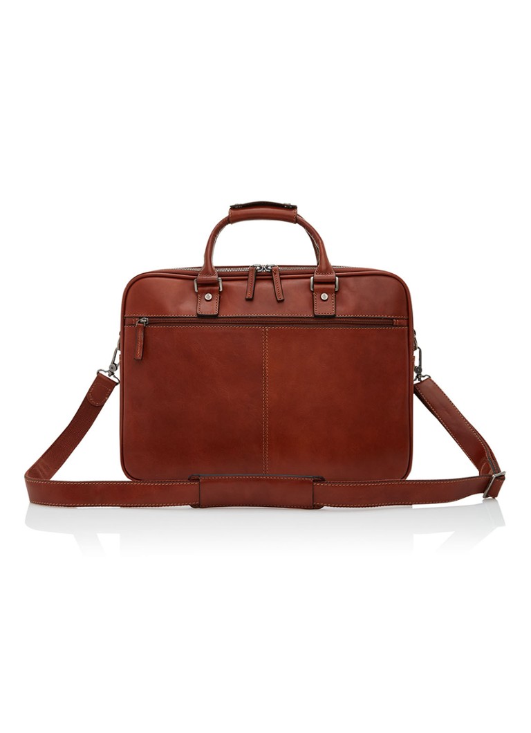 Castelijn & Beerens Verona leather business bag with 15.6-inch laptop compartment