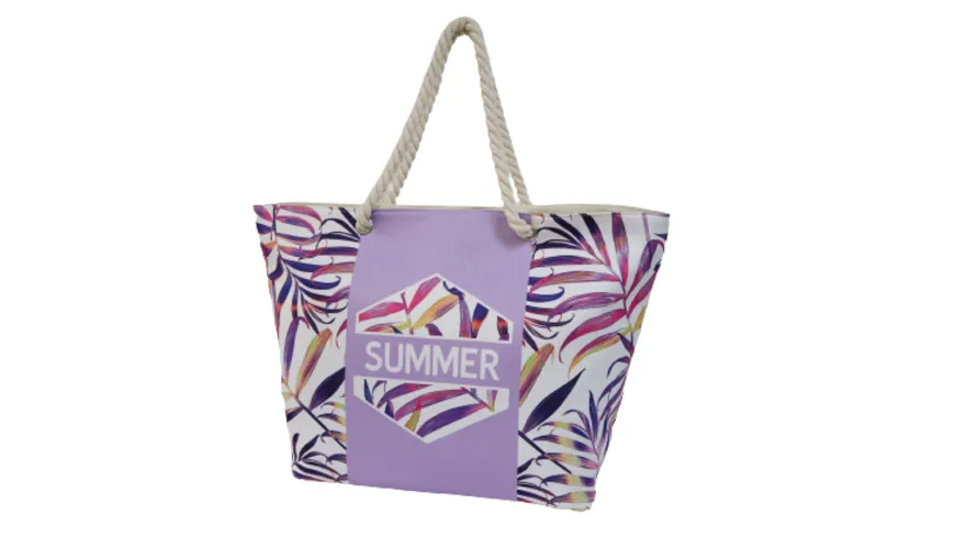 KANIA Strandtasche Flieder flieder, mehrfarbig