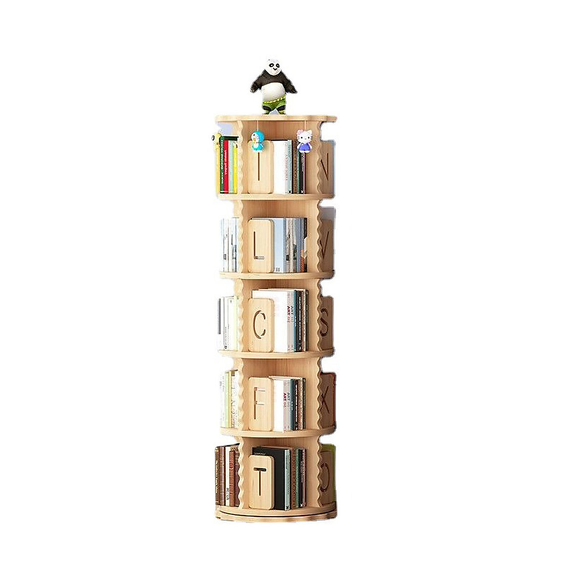 Drehbares Bücherregal