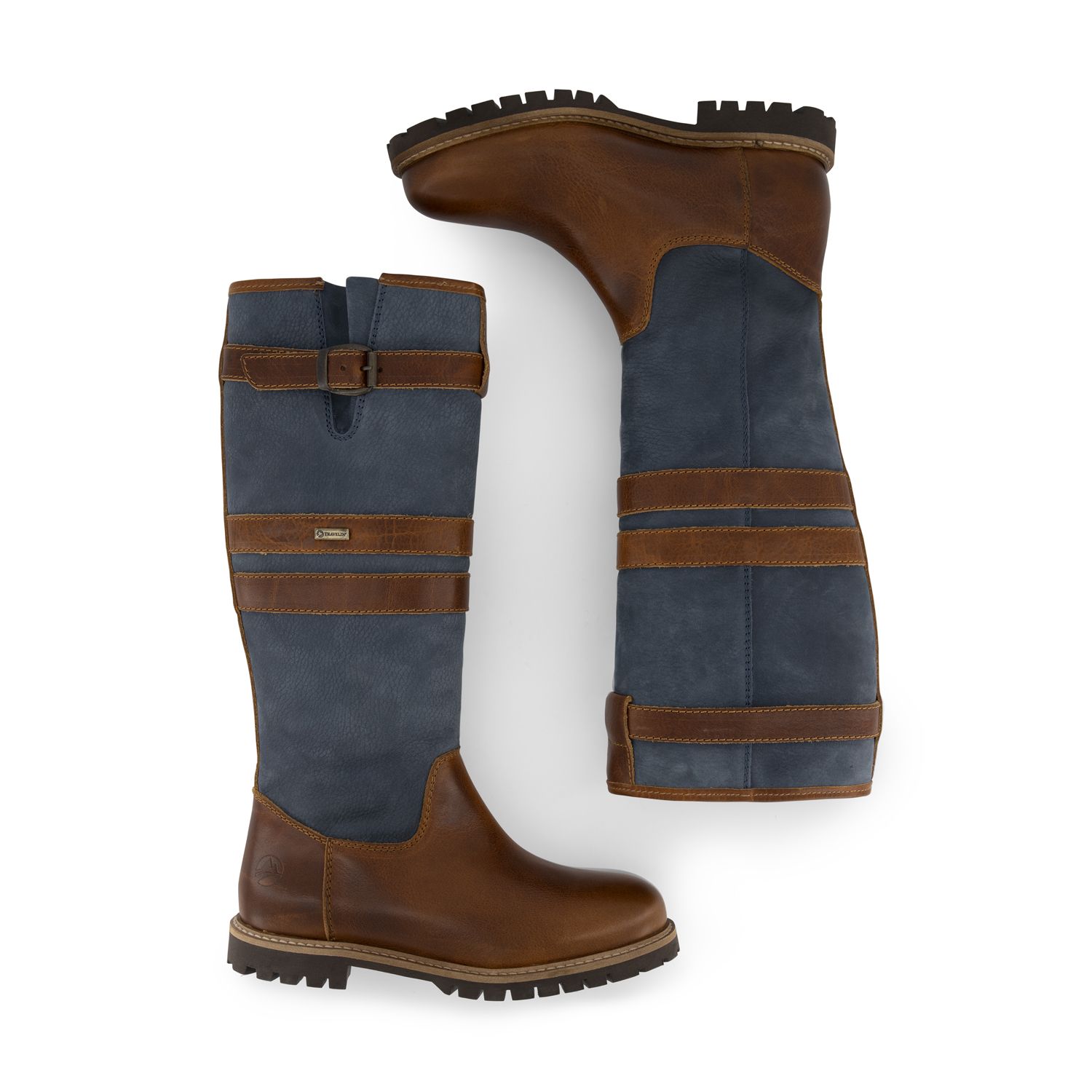 Travelin' Norway blaue Damen Outdoorstiefel