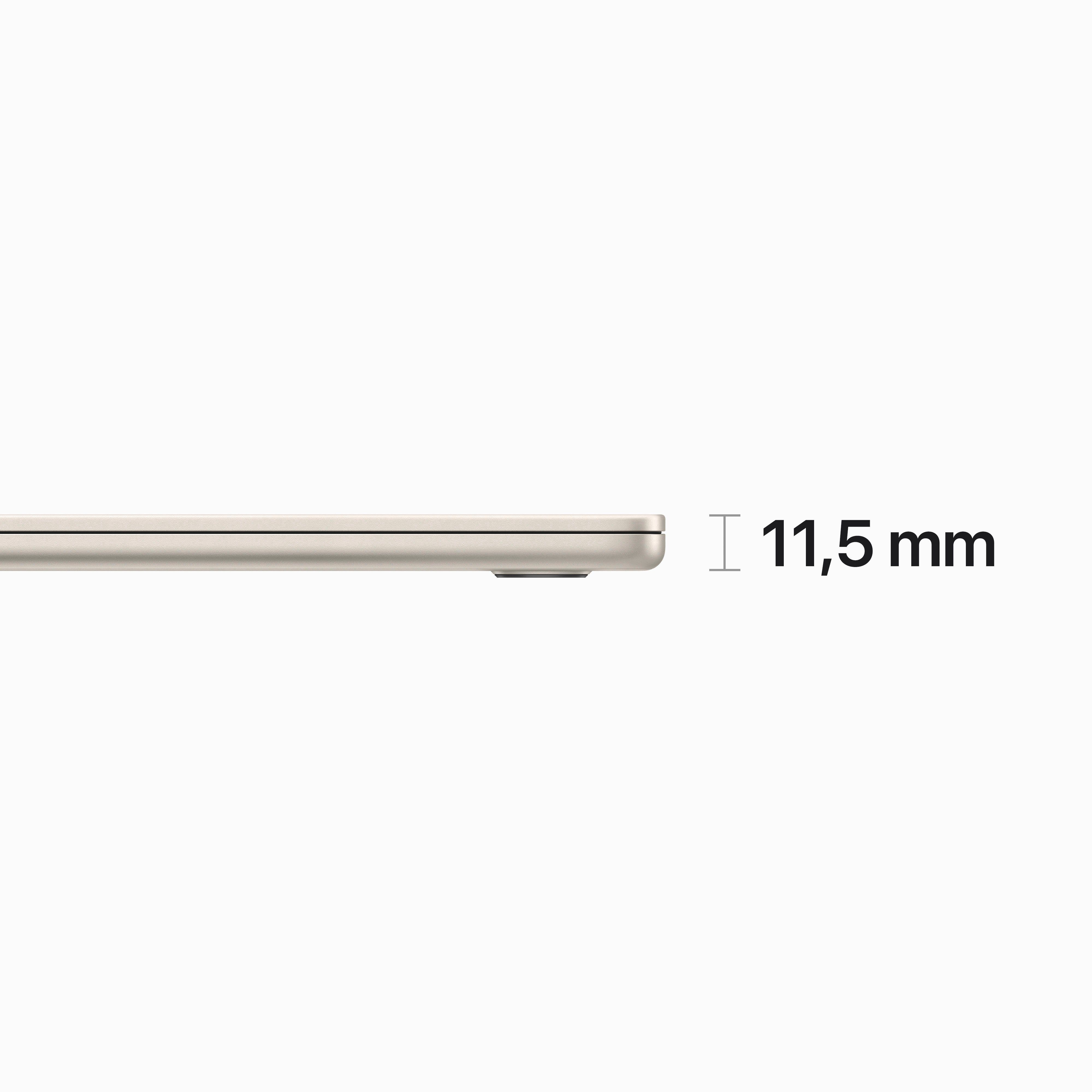 Apple MacBook Air Notebook (38,91 cm/15,3 Zoll, Apple M2 M2, 10-Core GPU, 1000 GB SSD)